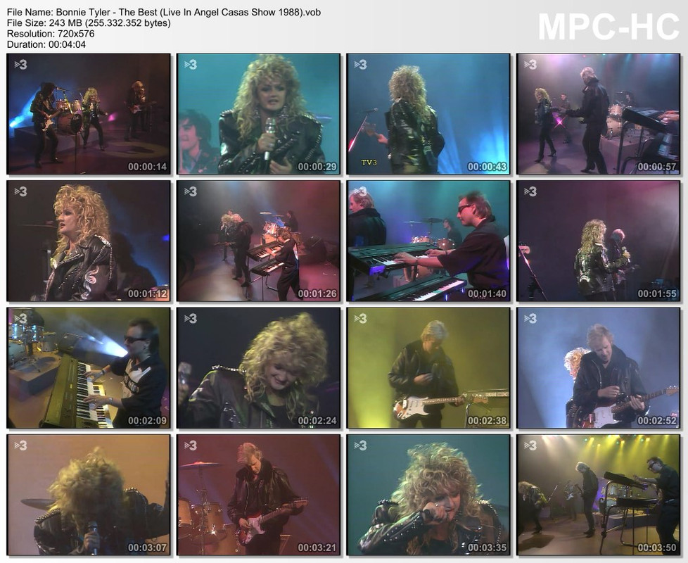 Bonnie Tyler - The Best (Live In Angel Casas Show 1988)