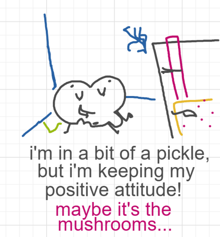 A panel from A Murder On The, episode six of the Board Boards object show by Furretwalk/WalkingFurret.