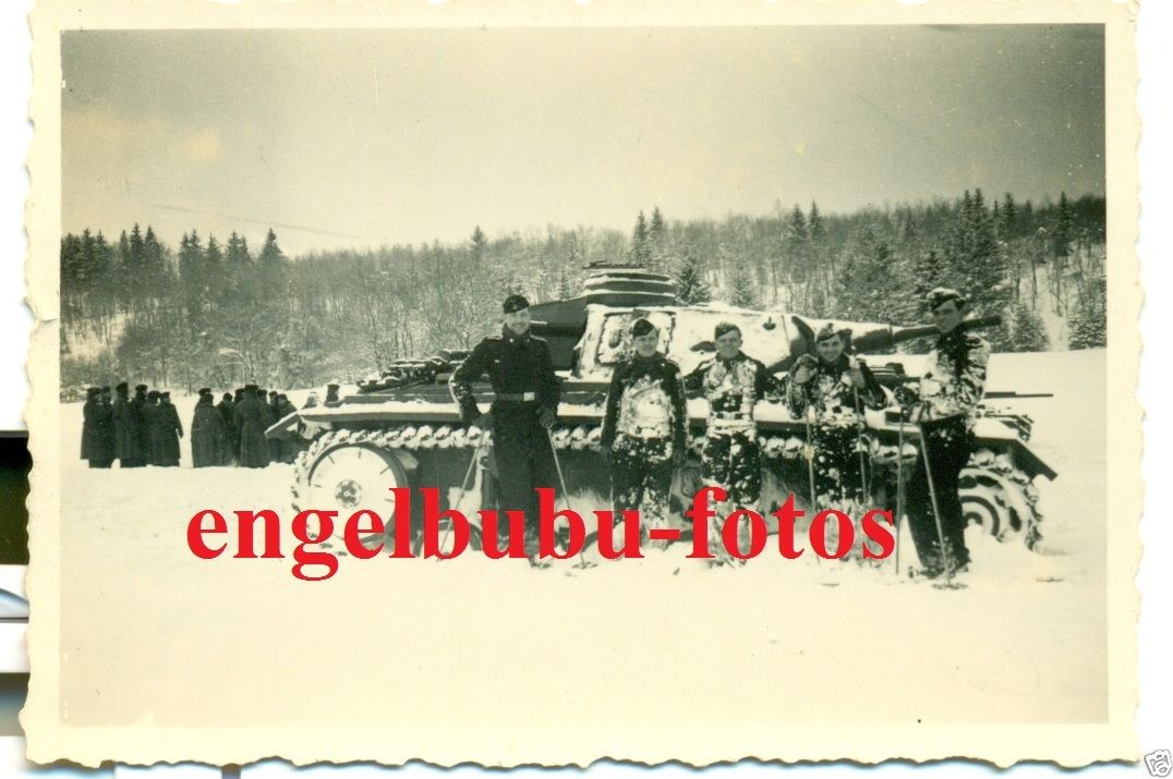 PANZER - Panzermänner auf Skiern vor dtsch. PANZ