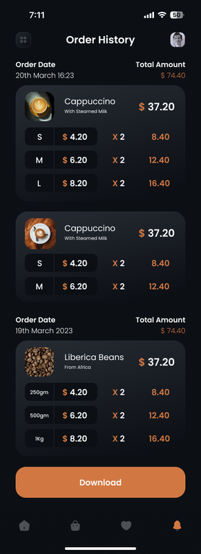 Order History