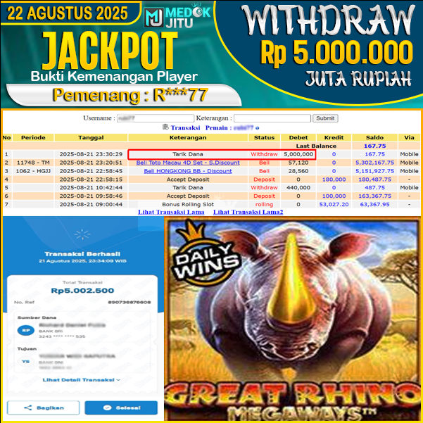 jackpot-slot-pramagtic-play-great-rhino-ways--wd-rp-5000000--dibayar-lunas-di-medokjitu