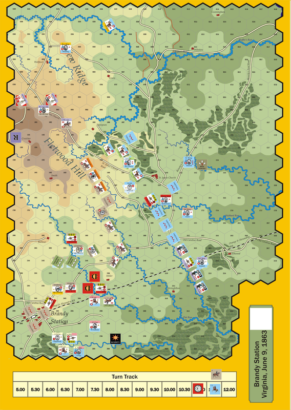 Brandy Station 1863Map