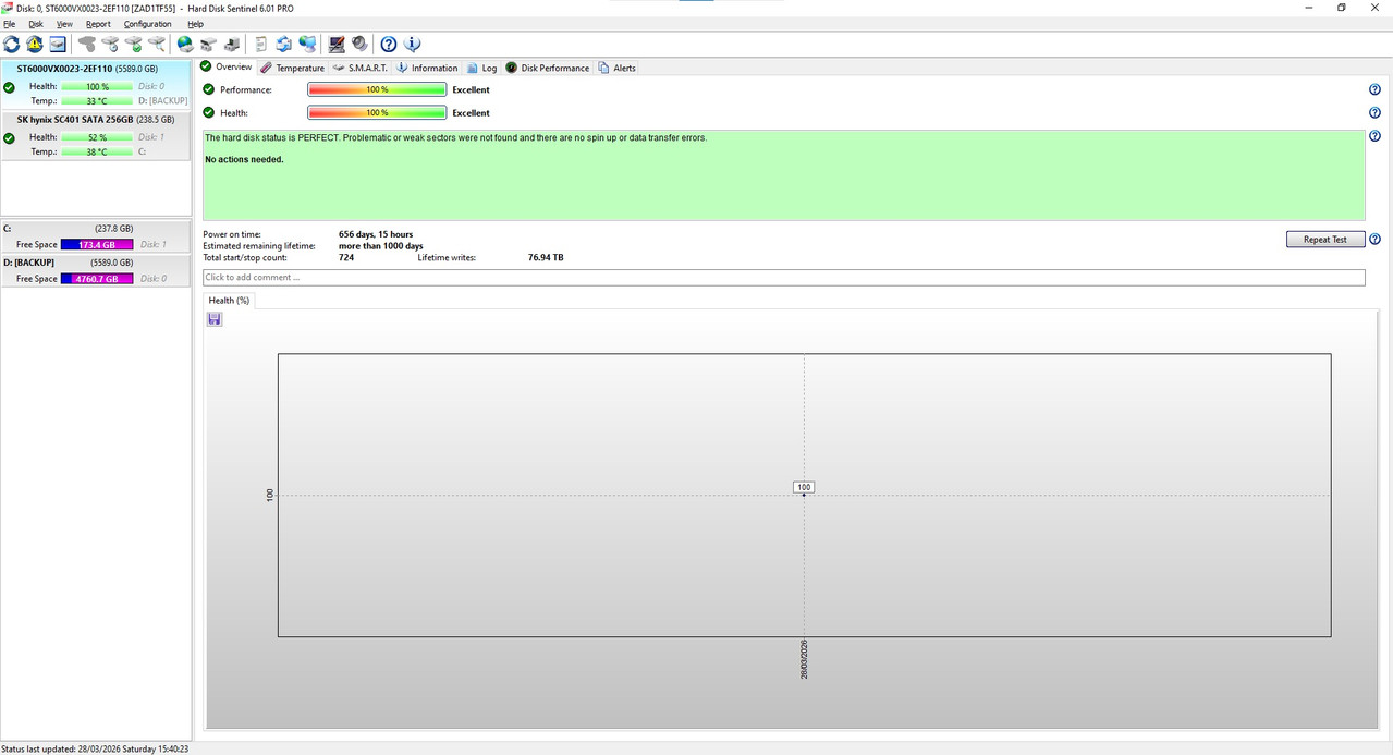 Seagate Skyhawk 3 5 6TB 06 ZAD1TF55 100