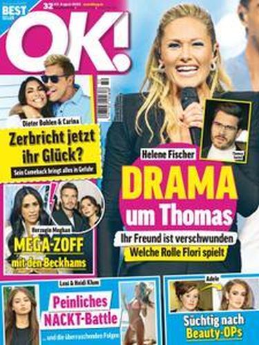 Cover: Ok! Frauenzeitschrift No 32 vom 03  August 2022