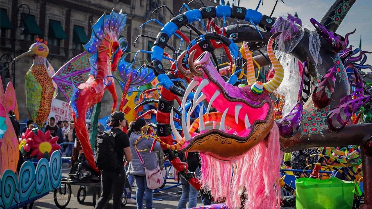 ¿Cuál es el significado espiritual de los alebrijes en el Día de Muertos?