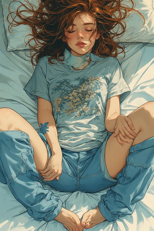 She-is-laying-down-on-a-bed-sp-12