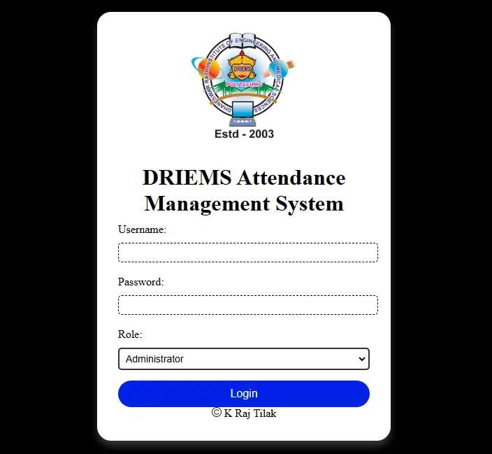 Attendance Management System