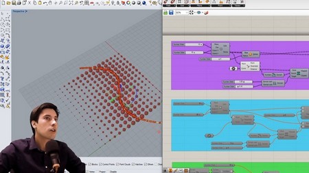 Rhino Grasshopper Create Patterns with Curve Attractors