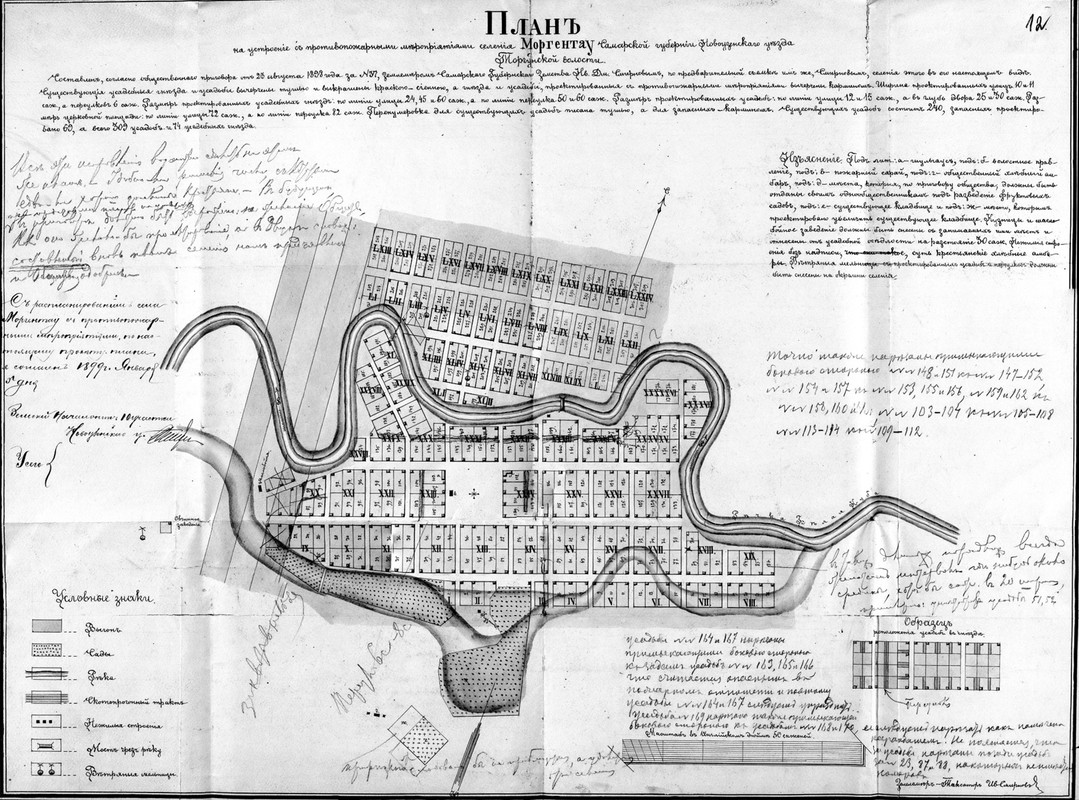 Plan der Kolonie MORGENTAU 1798
