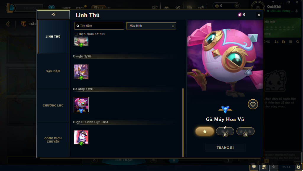 Acc DTCL # - Không Khung