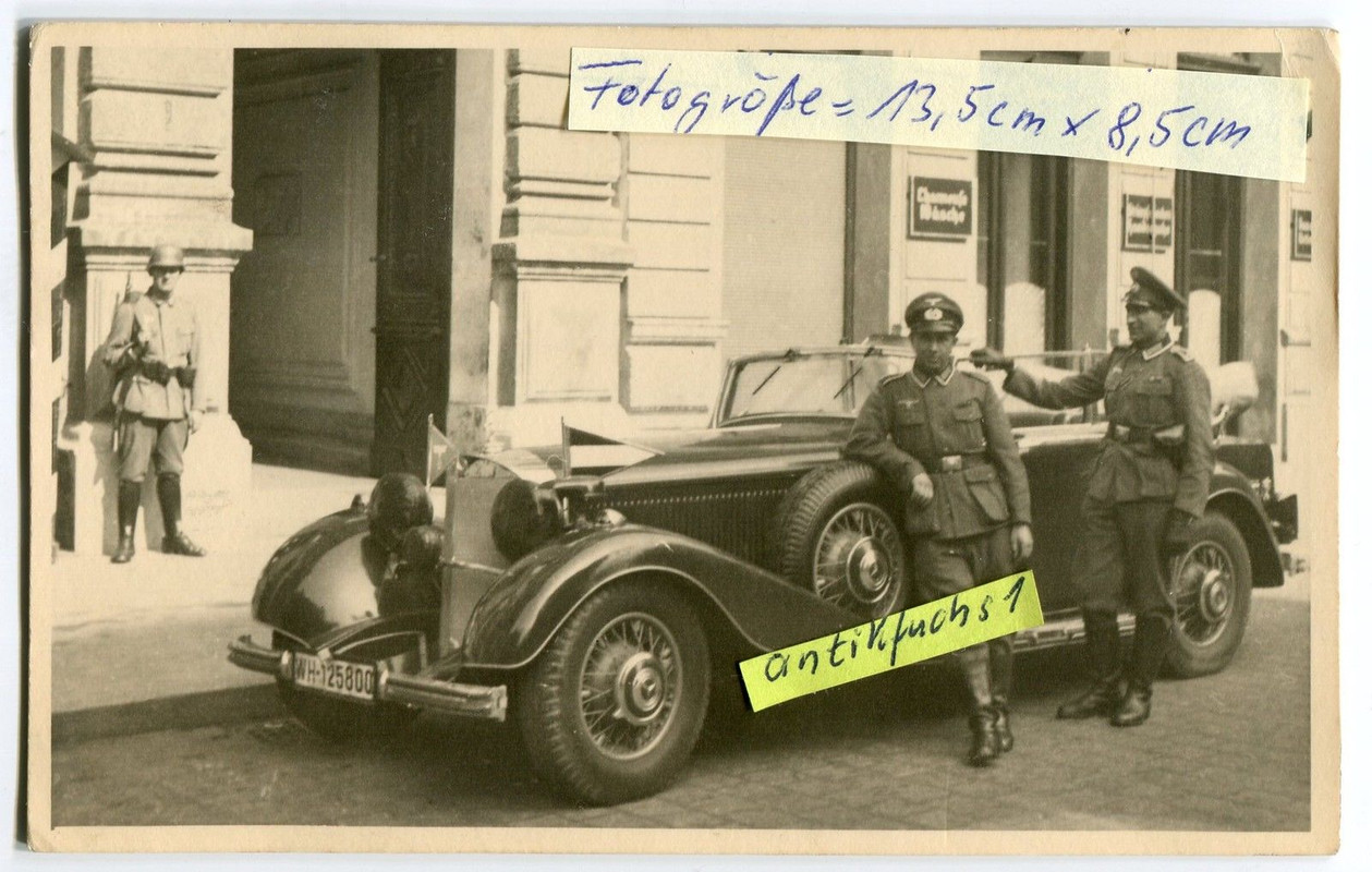 Generalstab-Militär-PKW Cabriolet Typ Horch mit 