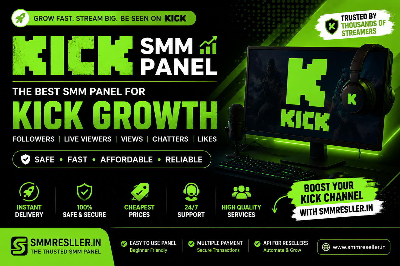 Kick Followers Services | Best Kick SMM Panel – Smmreseller.in