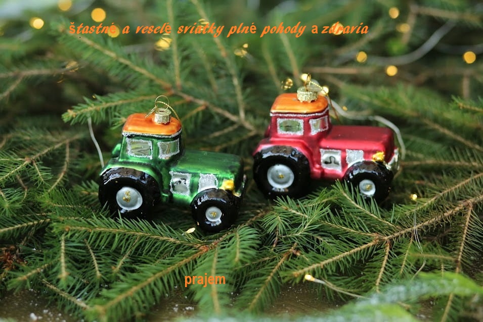 traktor vianoce m