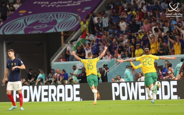 Francia supera a Australia en Catar 2022 Francia supera a Australia en Catar 2022