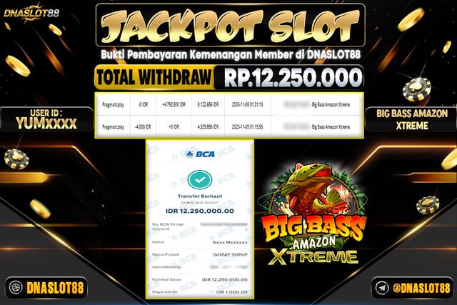 JACKPOT SLOT BIG BASS AMAZON XTREME 5 NOVEMBER 2025