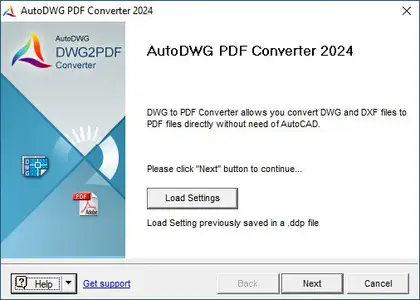 AutoDWG DWG to PDF Converter 2024 v6.12