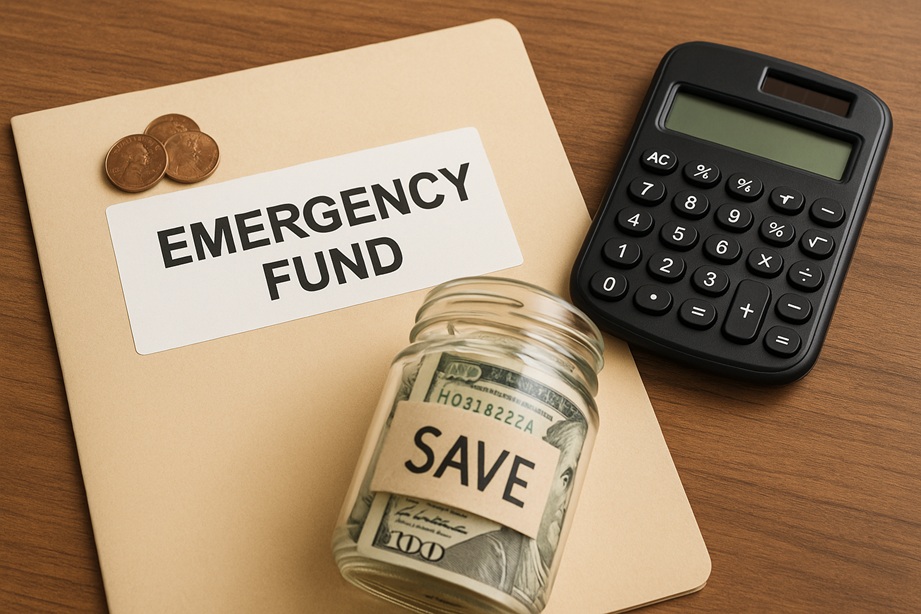 Emergency fund in a high-yield account for investing safely in 2025