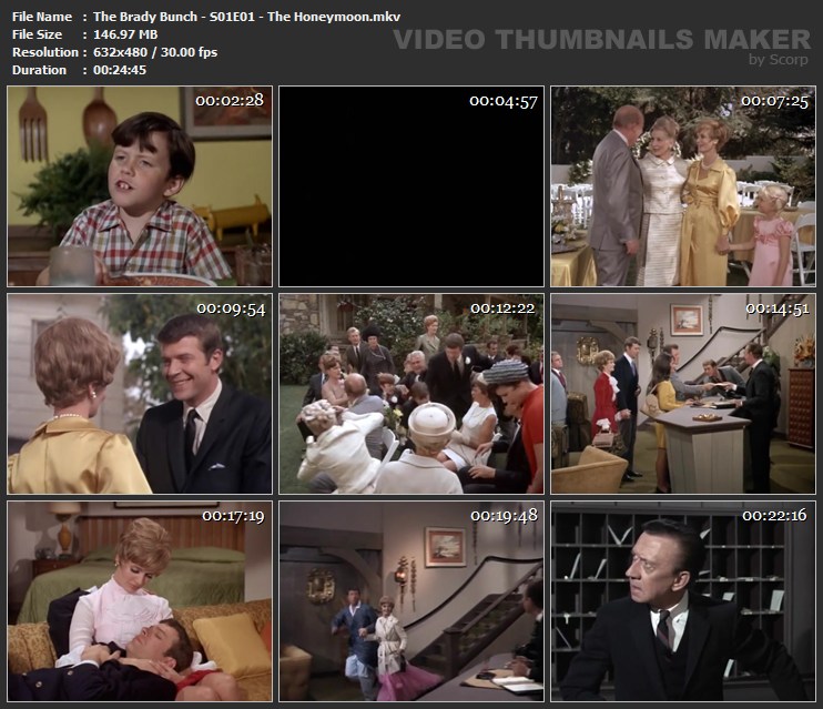The Brady Bunch - S01E01 - The Honeymoon.mkv