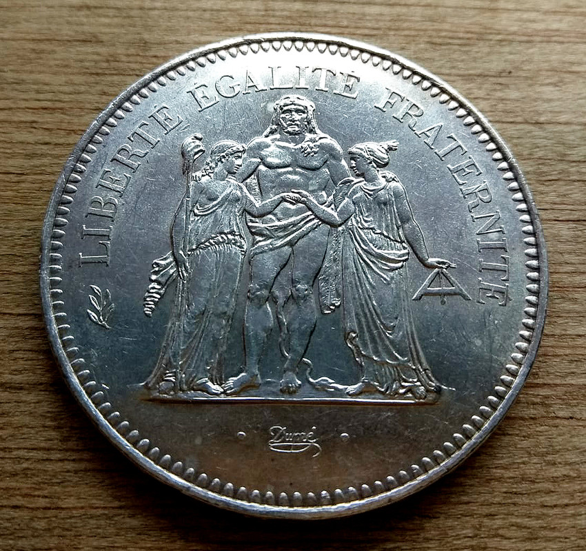 50 Francs 1979 "Hercules" Francia Polish-20200422-191955304