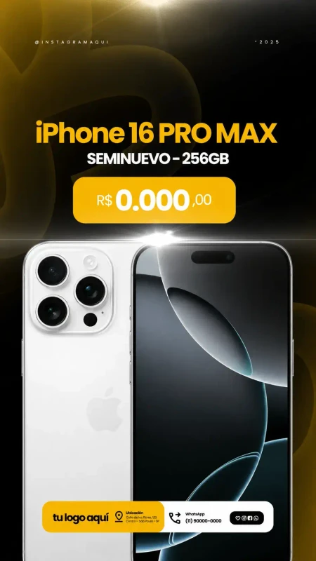 Plantilla iPhone Pro 4