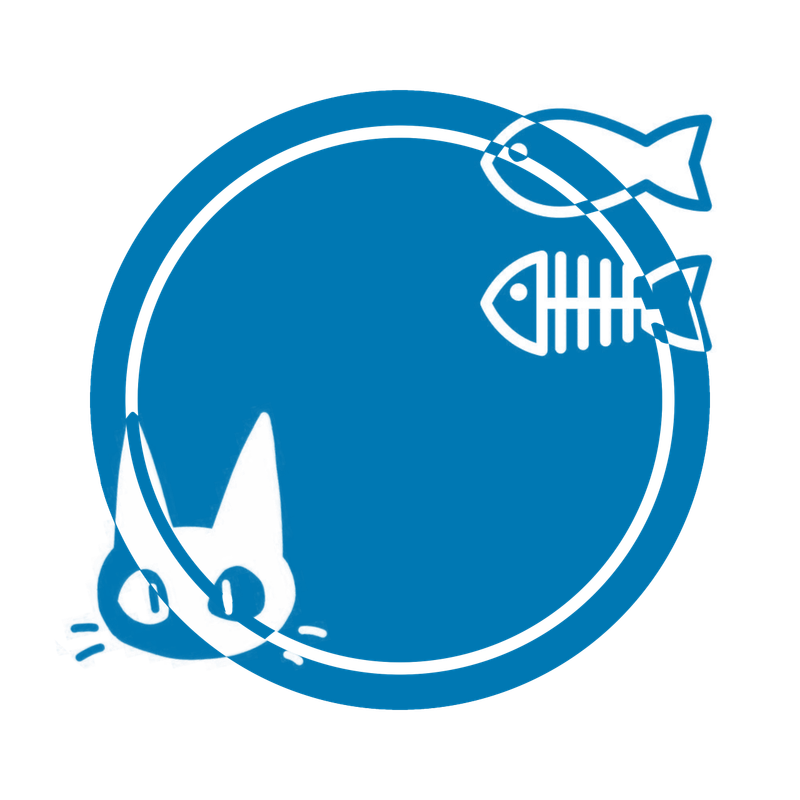 cat and fish mask
