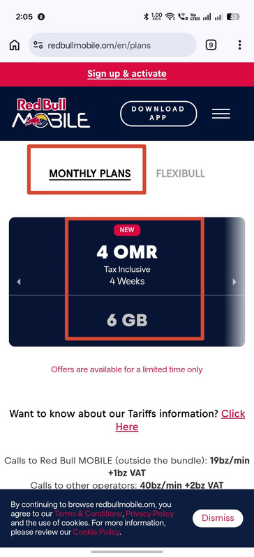 Redbull 4 Riyal Package Screenshot