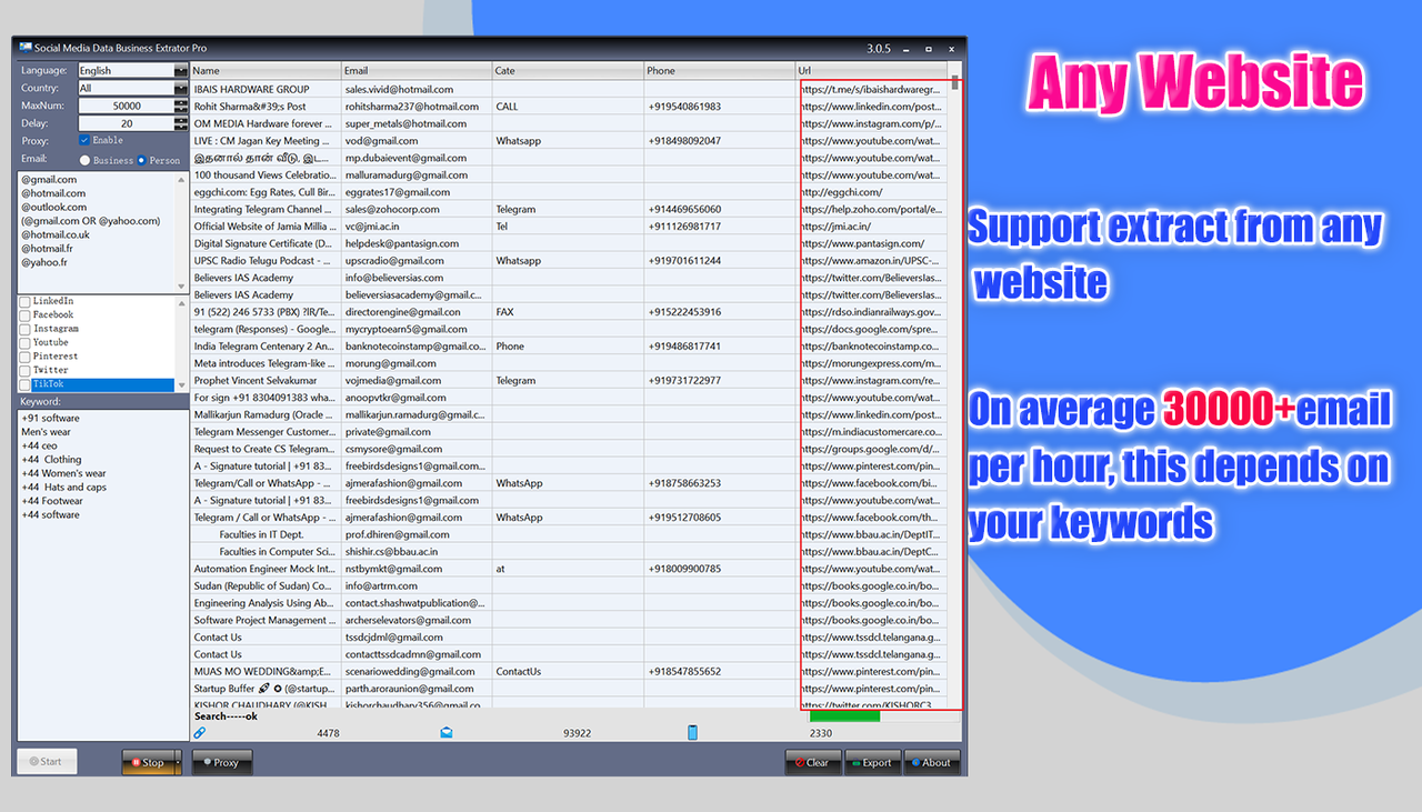 #Extract phone numbers for cold calling #Bulk WhatsApp contact extraction software #Scrape emails from business directories #WhatsApp number extraction for lead generation #Extract business contacts from websites #Scrape phone numbers from contact pages #WhatsApp bulk number finder tool #Extract emails for lead nurturing #WhatsApp scraper for marketing campaigns