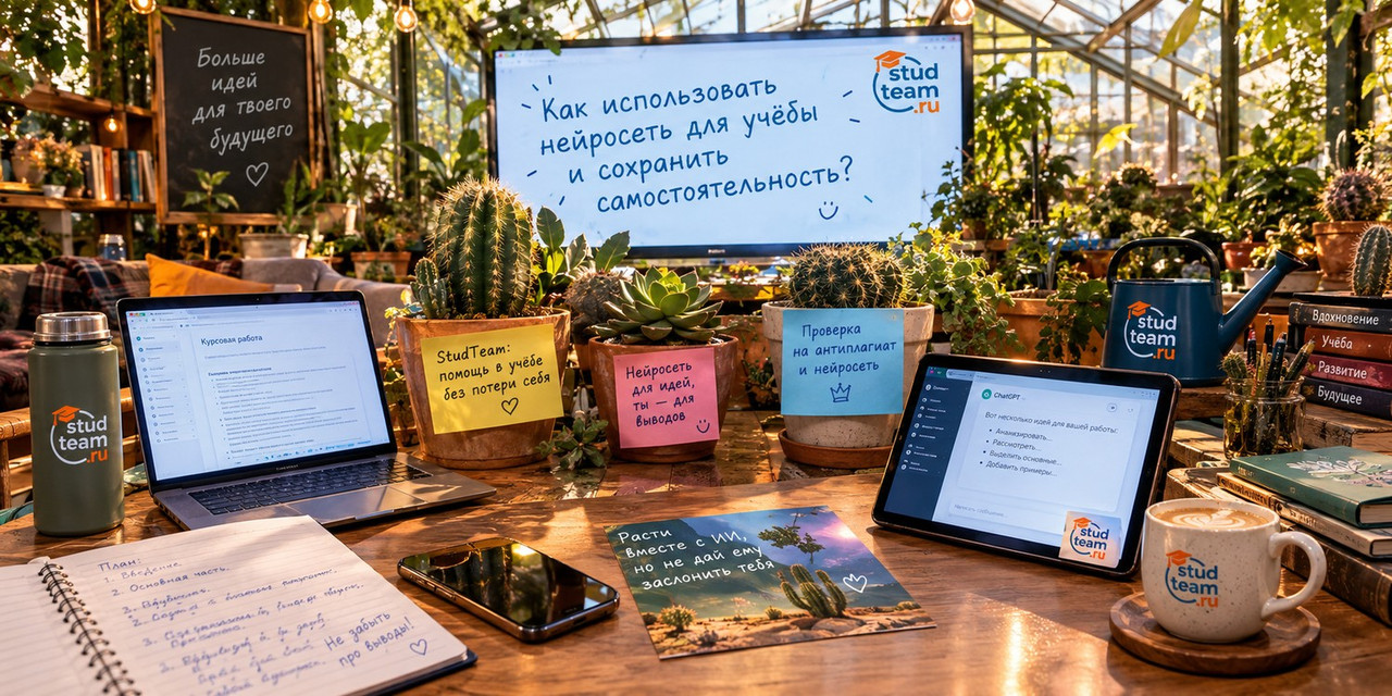 a greenhouse with cacti and succulents converted into a study zone