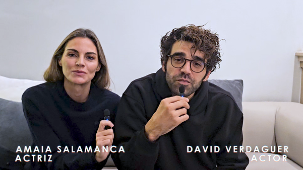 ENTREVISTA A AMAIA SALAMANCA Y DAVID VERDAGUER, PROTAGONISTAS DE LA PELÍCULA “SIEMPRE ES INVIERNO” ENTREVISTA A AMAIA SALAMANCA Y DAVID VERDAGUER, PROTAGONISTAS DE LA PELÍCULA “SIEMPRE ES INVIERNO”