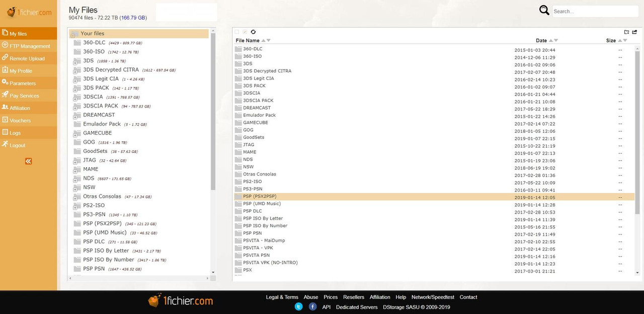 Games Collection by AlvRo in 1Fichier r/Roms