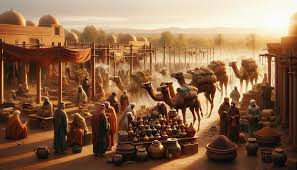 Ancient Egyptian Market Scene