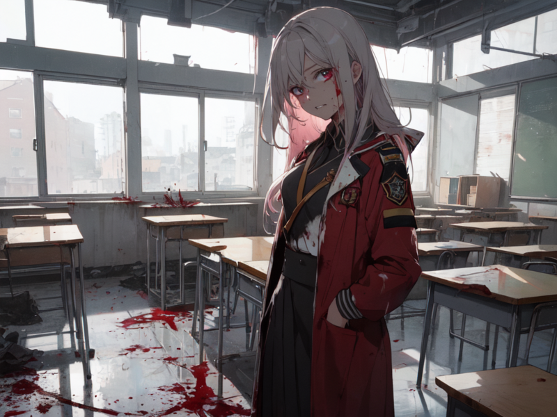 Bloodied Classroom