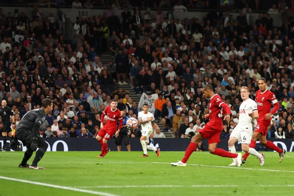 Tottenham won with Liverpool at home