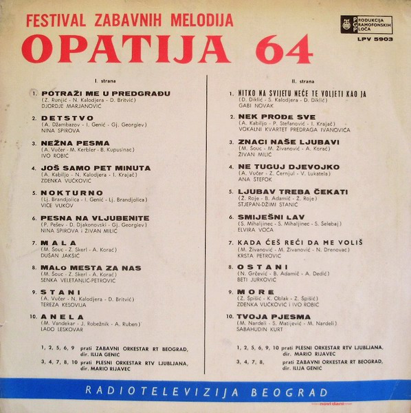 Opatija '64 - 1964 - zadnja