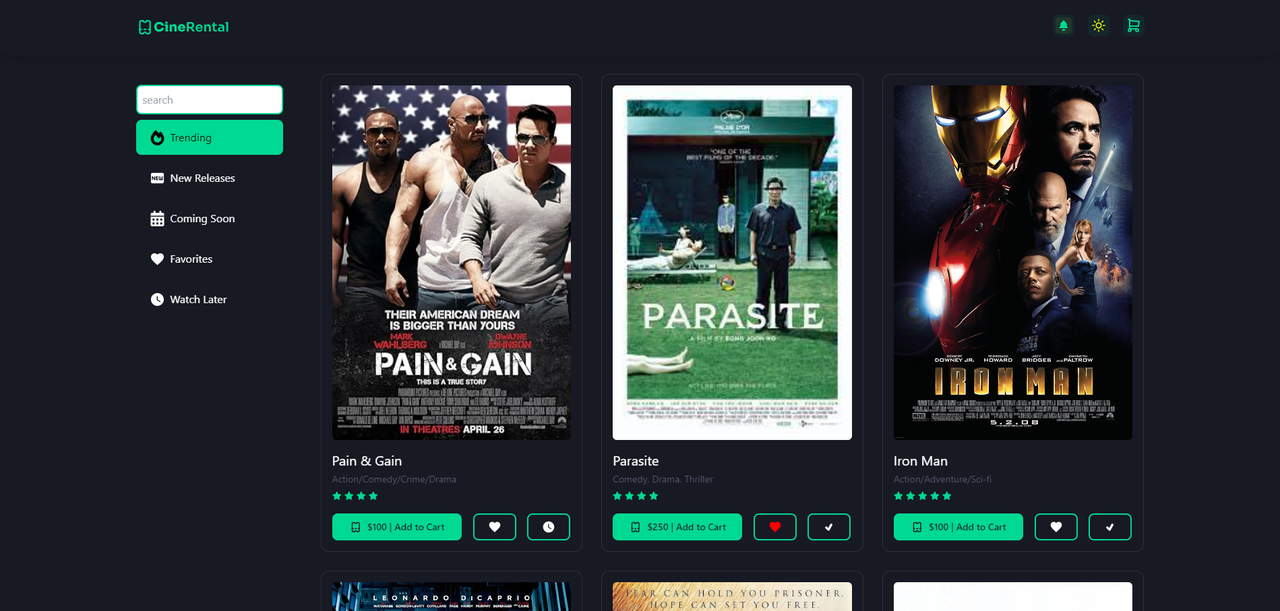 CineRental App