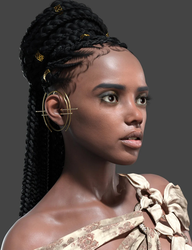 MSO Dominique for Genesis 8.1 Female