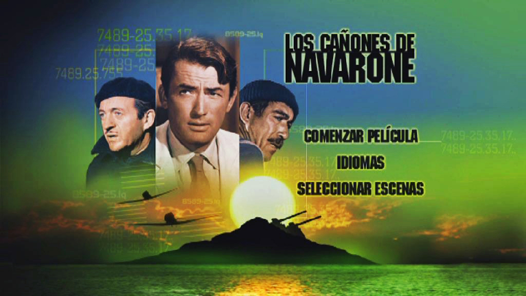 THE GUNS OF NAVARONE MENU - Los cañones de Navarone [1961] [Aventuras, bélico] [2XDVD9] [PAL] [Leng. ESP/ENG] [Subt. ESP/POR/ENG]