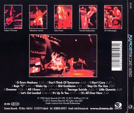 Bullfrog - Second Wind (1980) [Reissue 2012] Lossless