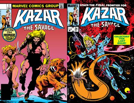 Ka-Zar The Savage #1-34 (1981-1984) Complete