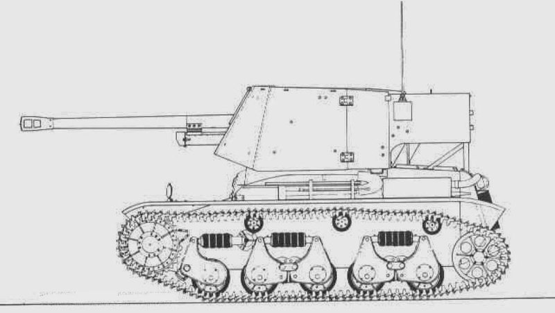 Esquema de un Renault R-35