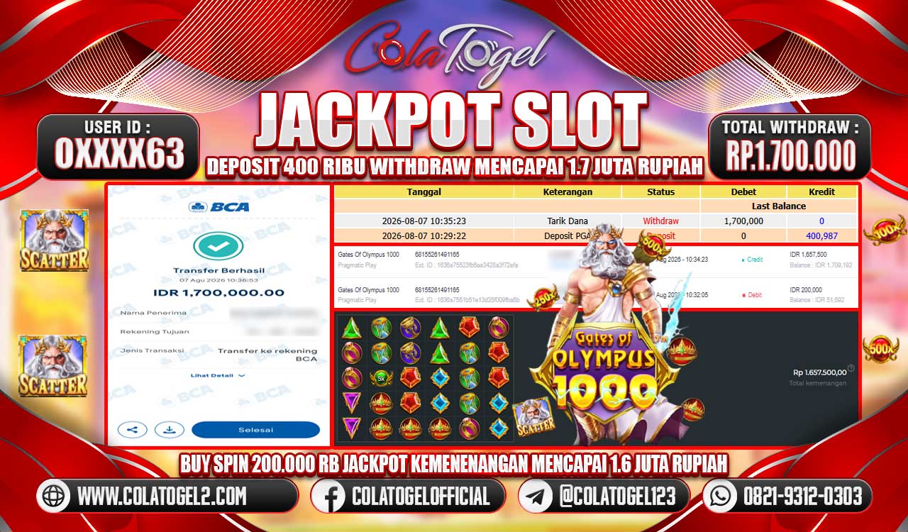 JACKPOT SLOT GACORR!!