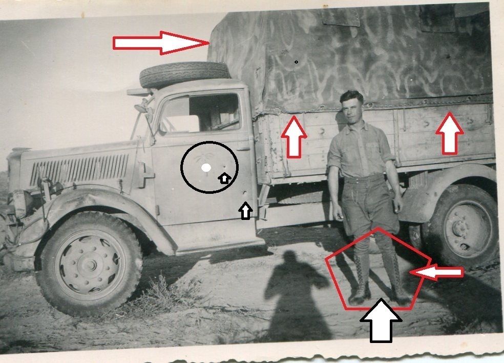 WW II Foto Afrika Soldaten Wüstenstiefel Camo Ta