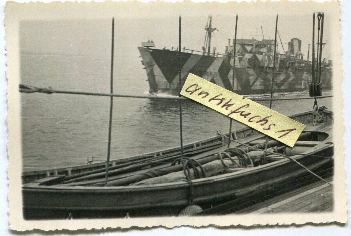 Deut. Militär-Transportschiff auf der Fahrt JAKOBSTAD Finnland nach Oslo