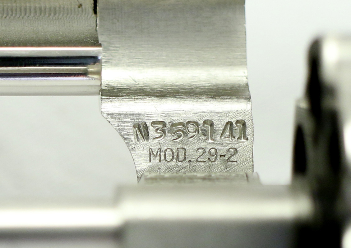 Serial number on frame