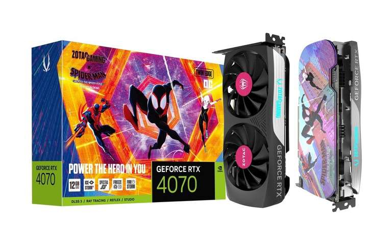 Intercompras : ZOTAC GeForce RTX 4070 SPIDER-MAN: Across the Spider-Verse Bundle 
