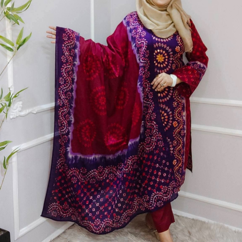 PremiumJoypuri Karchupi 3-piece