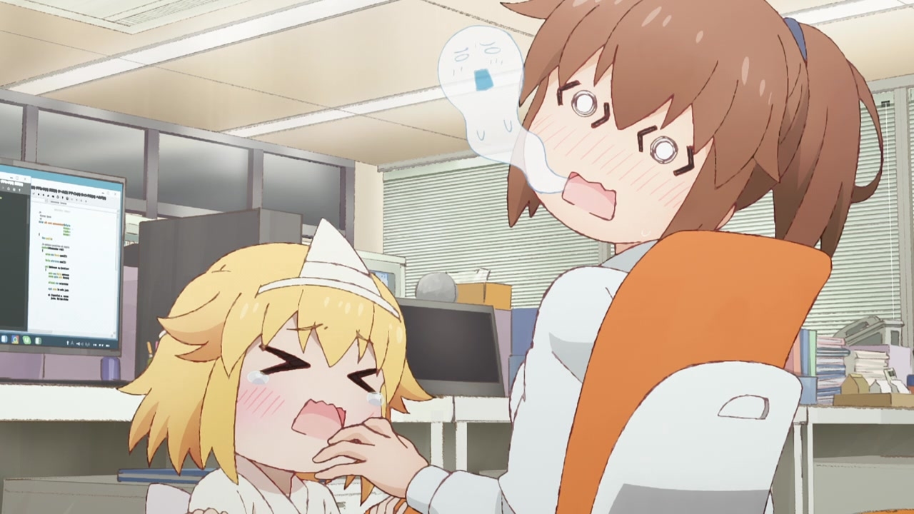 [SubsPlease] Shachiku-san wa Youjo Yuurei ni Iyasaretai - 01 (720p) [0F629D4B].0001