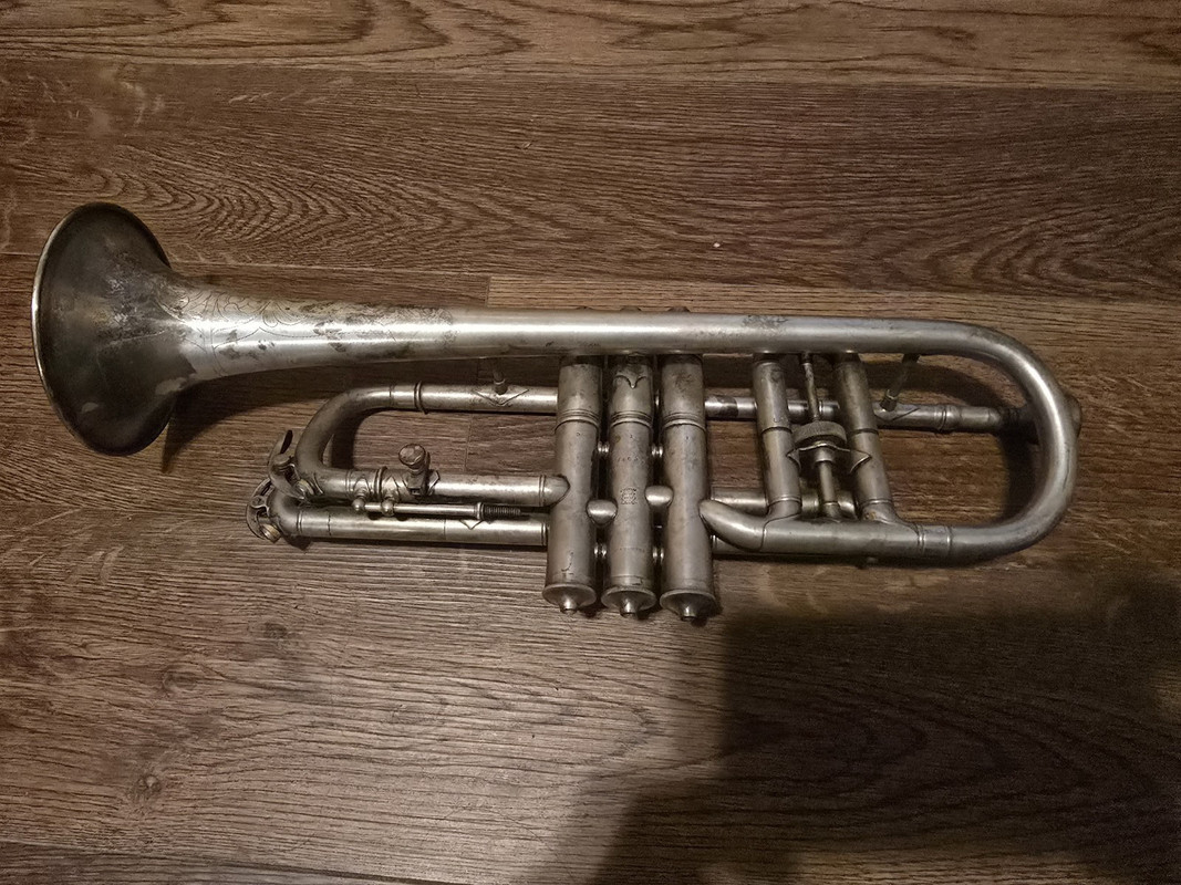 CONN 1914 NEW WONDER 80A TRUMPET sn 140380 (6)