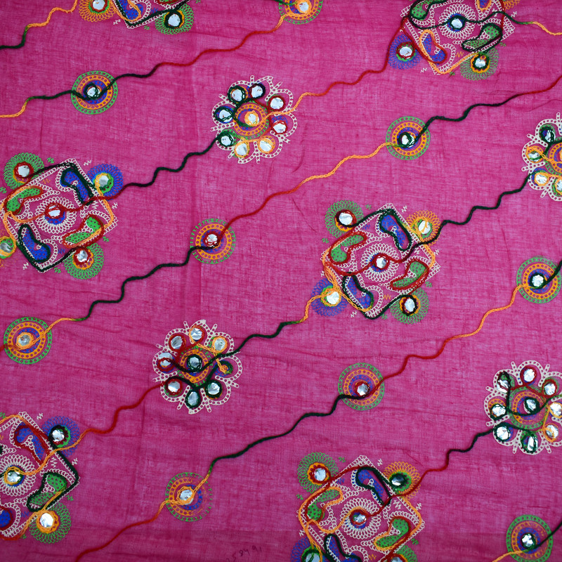 thumbnail 47  - Women&#039;s Cotton Dupatta Wrap Stole Mirror Work Embroidery Ethinic Scarves Chunni