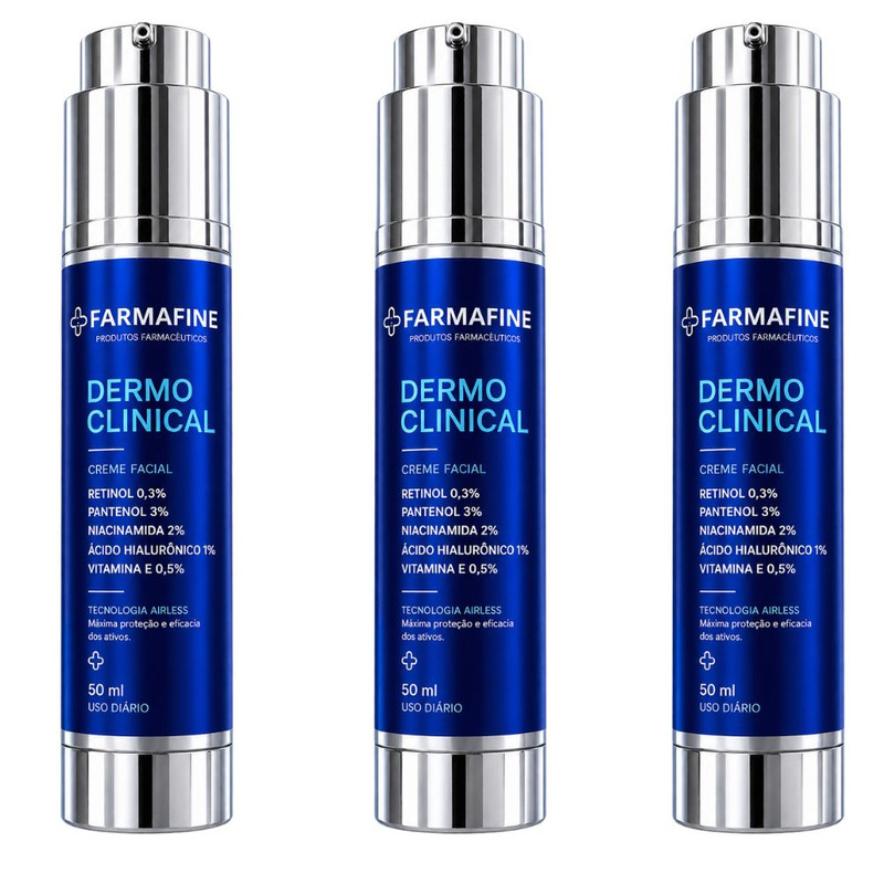 Anti-Idade Noite Dermo Clinical — 3 frascos